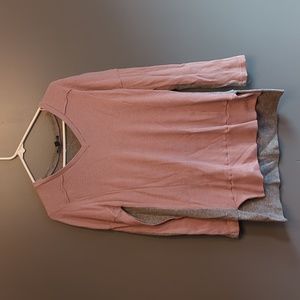 Women's waffle long sleeve shirt